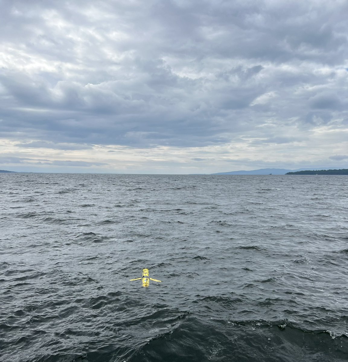 Mary Lou’s mission in Lake Champlain was cut a little short (small leak 😬), but she still gathered valuable water quality and hydroacoustic data. Proud to be part of the first glider mission in this beautiful lake. Looking forward to the next!