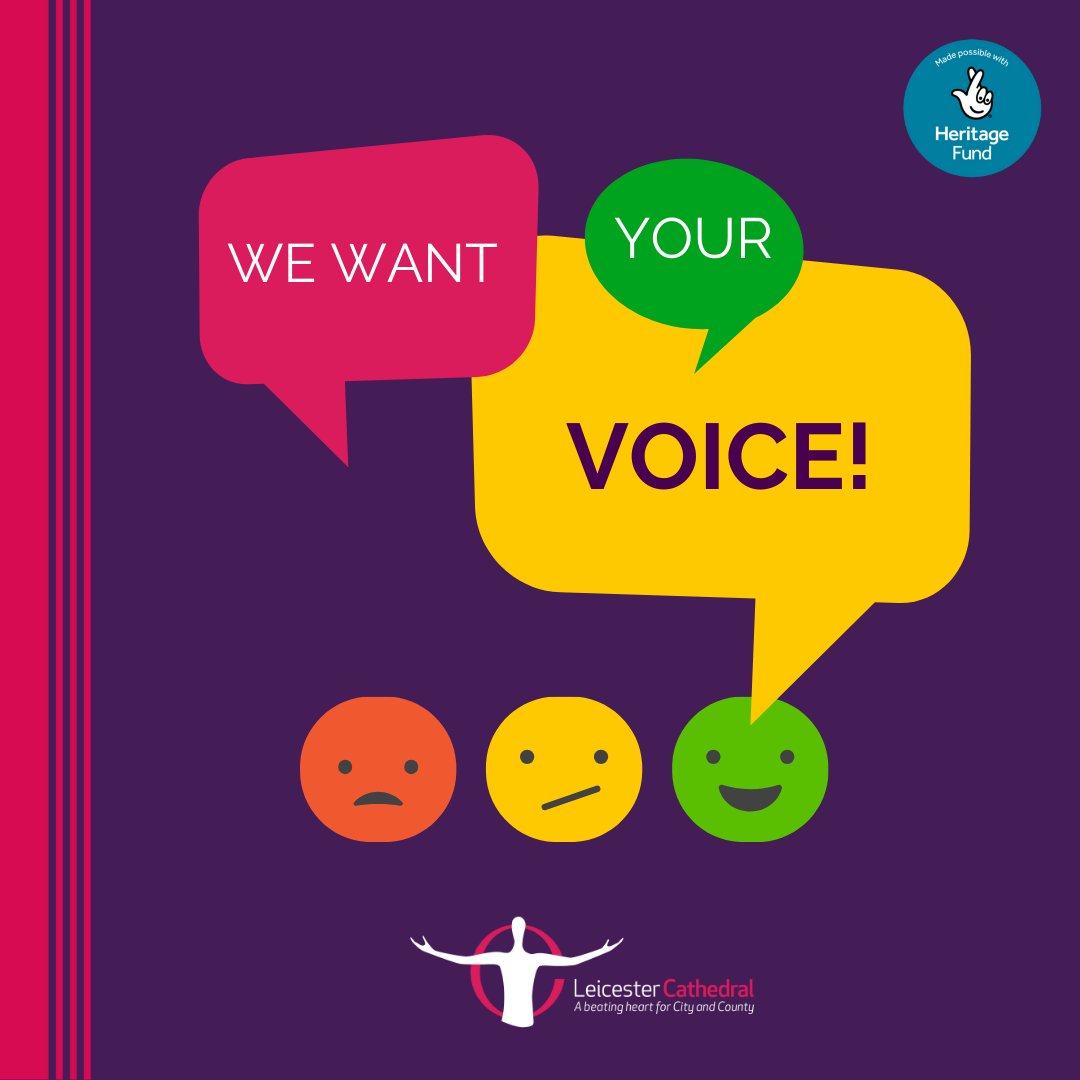 LeicsCathedral's tweet image. 📢 Leicester Cathedral's Heritage and Learning Centre opens later this year! 🎉 Share your thoughts on future events and projects in our survey. Your voice matters! Click: smartsurvey.co.uk/s/XWTVZD/ 🙏 
#LeicesterCathedral #HeritageCentre #CommunityVoice #leicestershire #eventspace