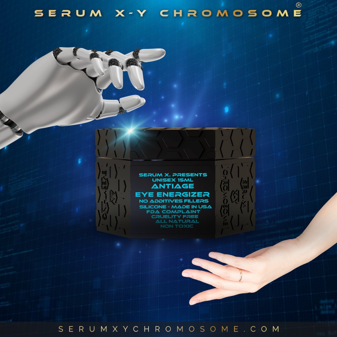 Refresh and renew your eyes with Serum X - Y Chromosome® AntiAge Eye Energizer! 🌟 Our all-natural formula is cruelty-free and made in the USA. #EyeCream #AntiAging #NaturalSkincare #YouthfulEyes #SkincareEssentials #CrueltyFreeBeauty #MadeInUSA #HealthyGlow 👉 link in our bio!