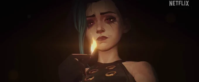 JINX WITH HER HAIR OUT OF THE BRAIDS AND THEN SHORT????? IM EATINGGGGGGGG 