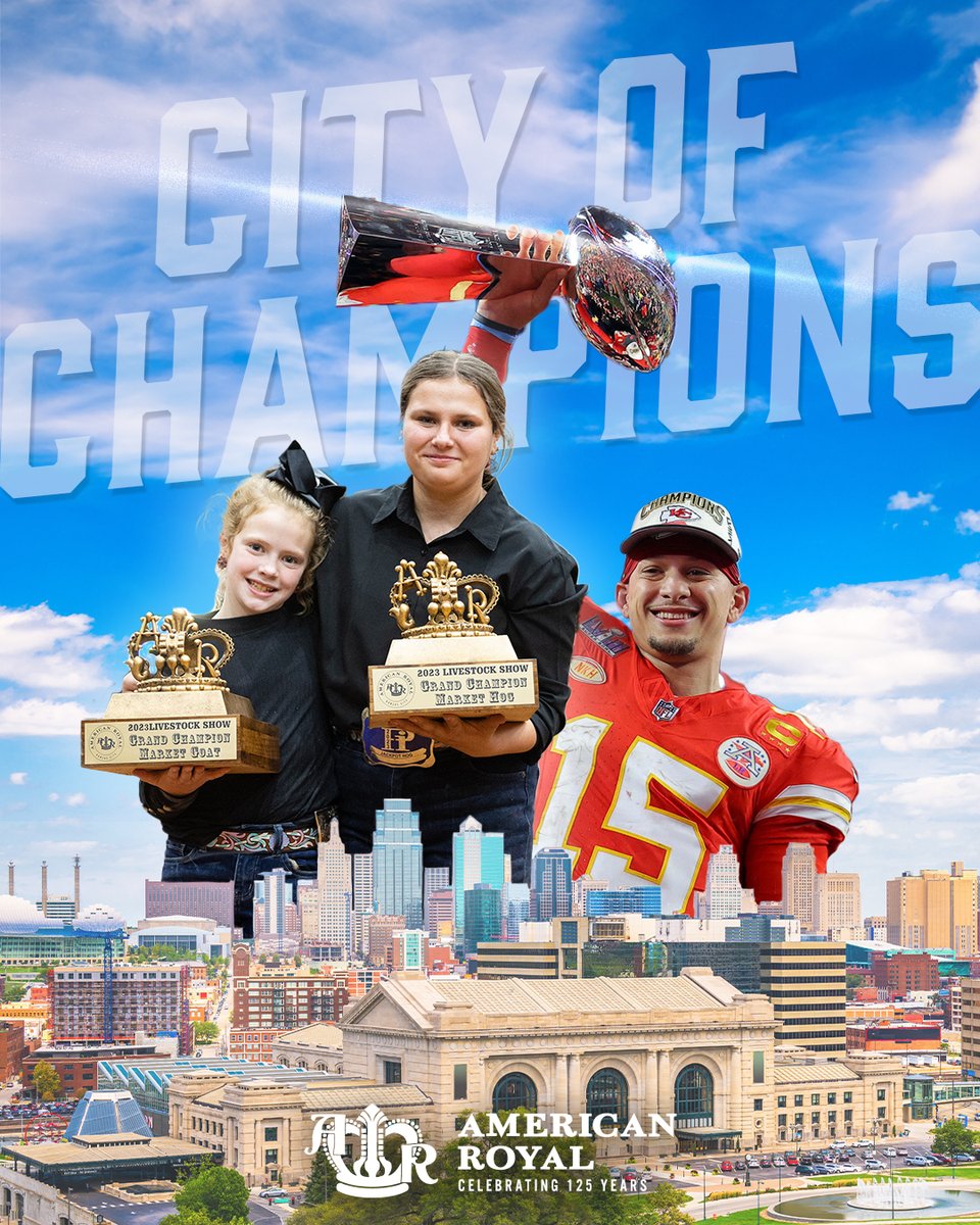 American Royal (@americanroyal) on Twitter photo It's GAME DAY in the City of Champions!
We're wishing the <a href="/chiefs/">Kansas City Chiefs</a> the best of luck as they kick off their season tonight in the Red Kingdom!
#AmericanRoyal #WhereChampionsAreCrowned It's GAME DAY in the City of Champions!
We're wishing the <a href="/chiefs/">Kansas City Chiefs</a> the best of luck as they kick off their season tonight in the Red Kingdom!
#AmericanRoyal #WhereChampionsAreCrowned