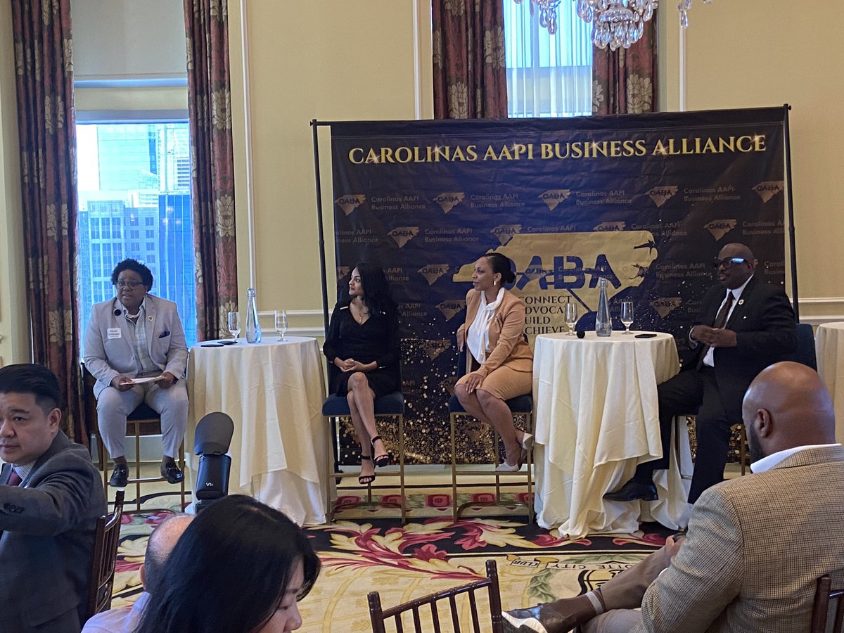 cltecon's tweet image. Great to see Mayor Pro Tem and City Council speaking at the Carolinas AAPI Business Alliance meeting today! Their support for local AAPI business owners highlights the city&apos;s commitment to fostering inclusive growth and opportunity for all entrepreneurs. #AAPIbusiness #smallbiz