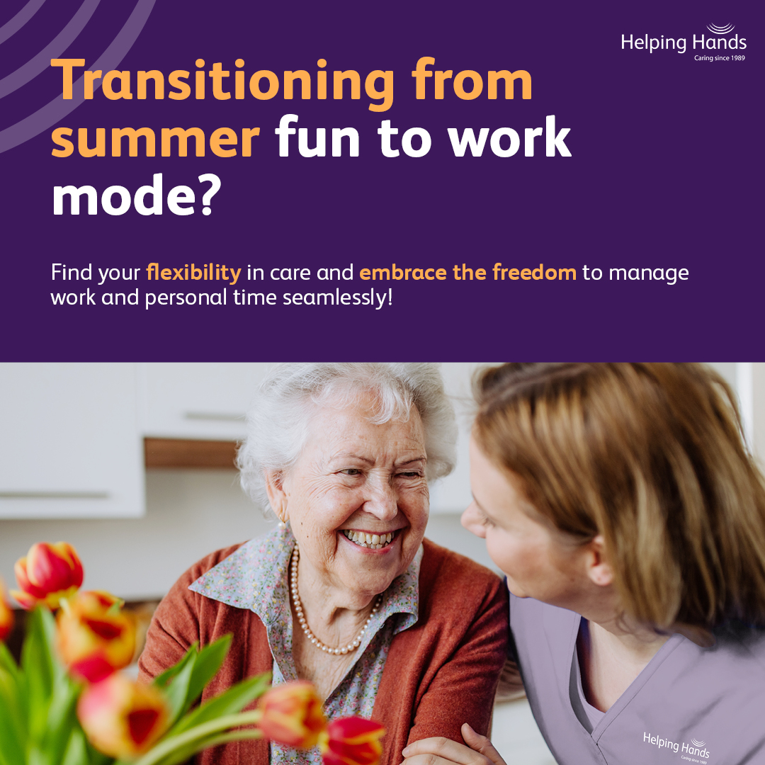 Whether you're looking to return to work, earn extra income, or take on a new challenge, our roles offer the ideal balance between meaningful work and the freedom to manage your time. Visit jobs.helpinghandshomecare.co.uk 
 
#HelpingHands #Recruitment #Carers