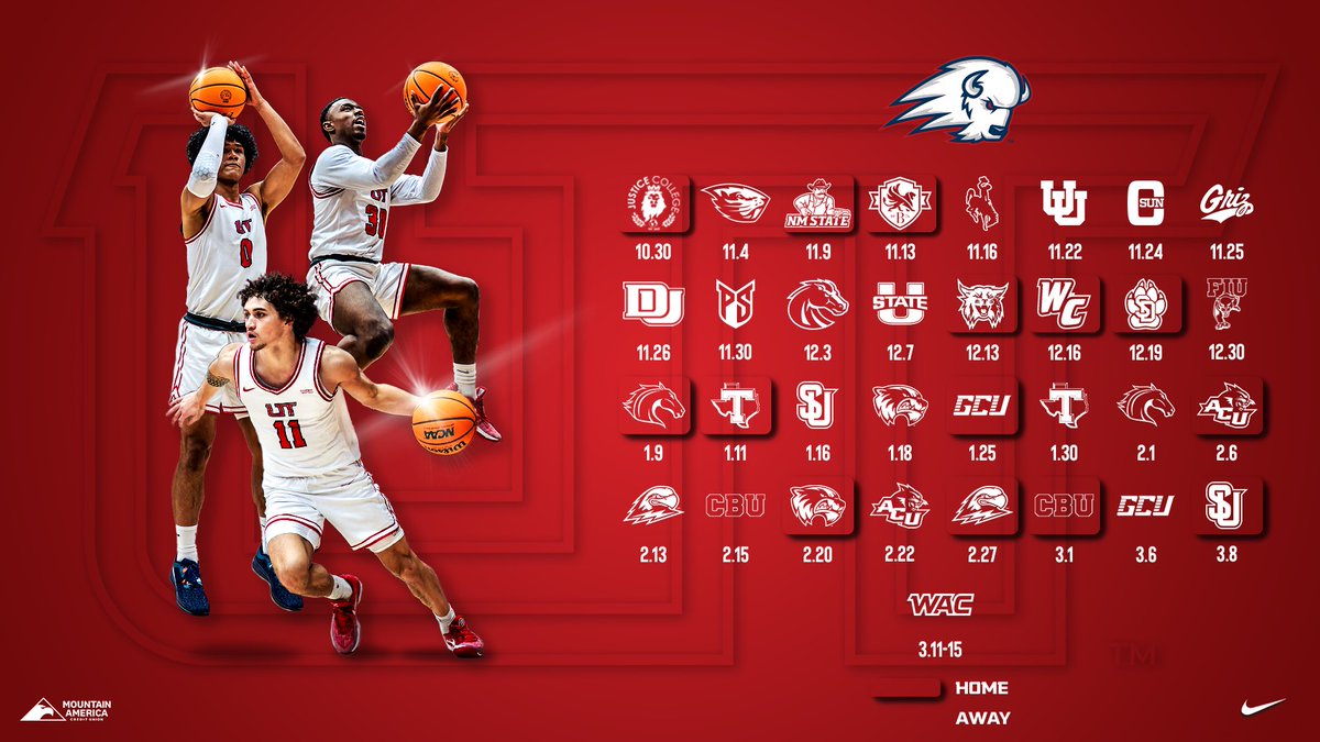 Trailblazers announce 2024-25 schedule!

📅 shorturl.at/pr3TR

#UtahTechBlazers 🦬 | #WACmbb