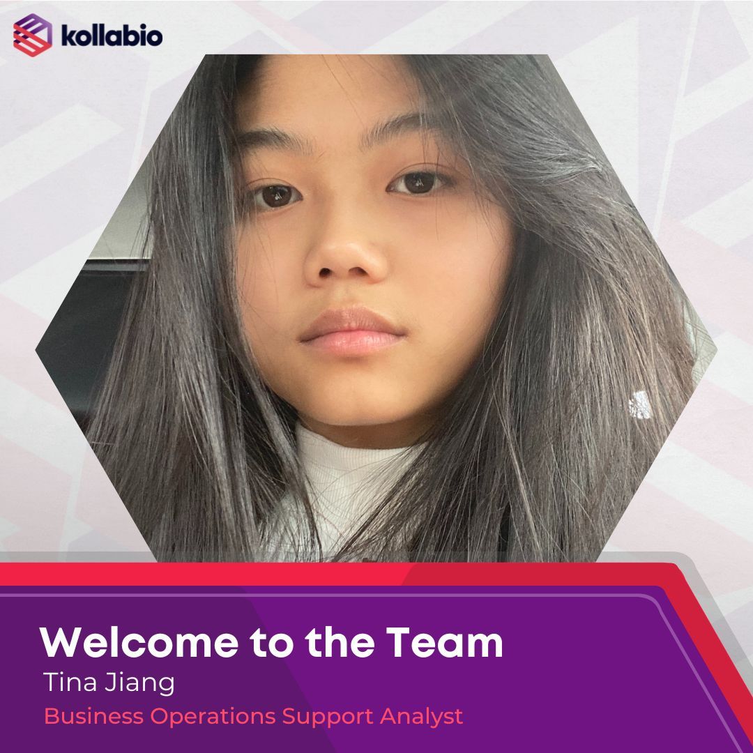 kollabio's tweet photo. Join us in welcoming Tina Jiang, our new Business Operations Support Analyst!

"I was initially attracted to Kollabio because there is not a rigid hierarchal structure here, which augments a more open and inclusive work environment." -Tina

#kollaborator #teamkollabio #newhire https://t.co/JNvwapX5QB