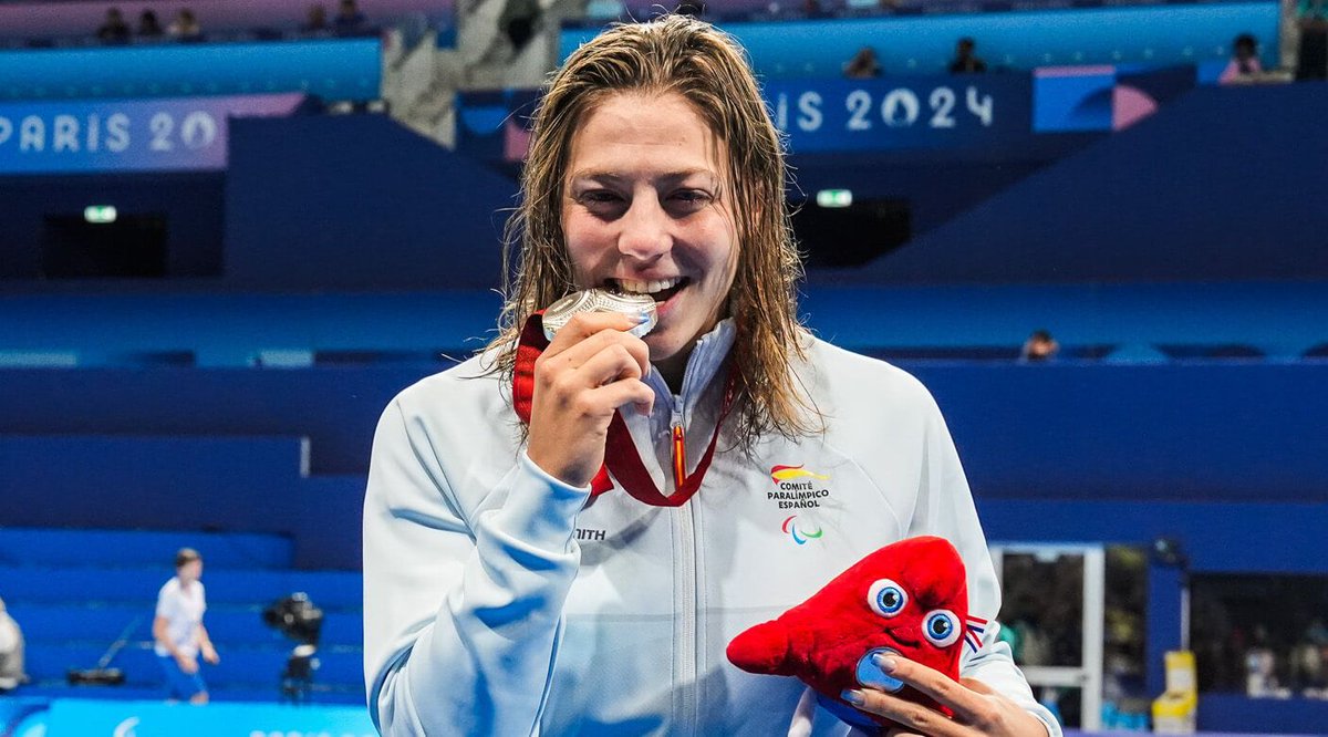 Info_Olimpica's tweet photo. 🚨 ¡¡¡Doblete español en el 200 estilos!!!

🏊‍♀️ ¡Núria Marquès consigue la PLATA 🥈 con 2:34.19 y Tasy Dmytriv el BRONCE 🥉 con 2:37.64 y logran el primer doblete español en #París2024!

📈 ¡España 🇪🇸 llega a las 37 medallas y supera lo conseguido hace 3 años en Tokio! https://t.co/DBvXiDE6fc