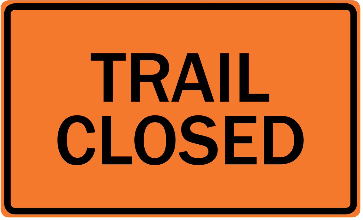 GoshenParks's tweet photo. Please be advised that the Pumpkinvine Trail between Abshire and mile marker 2 will remain closed for paving atleast through Friday September 6. Please watch for closure updates as it will be necessary to ensure the trail remains safe for all users. https://t.co/6Z4GKY9uKs