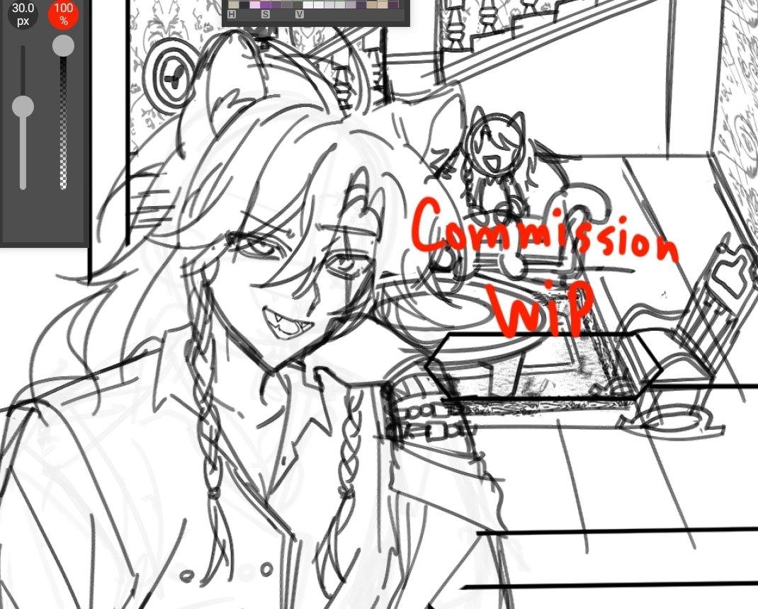 Commission เจ้าค่ะ โอ้ยยังมีอีกตั้ง4คิวเพิ่งคิวที่3จะบ้า จะตาย แต่ได้เงิน