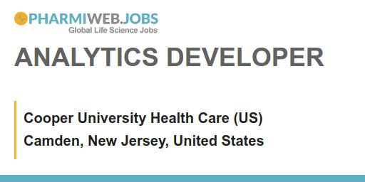 PharmaNewsUS's tweet image. ANALYTICS DEVELOPER

buff.ly/3ARegXb

#CooperUniversityHealthCare #AnalyticsDeveloper #HealthcareJobs #DataVisualization #TableauAnalytics #STEMCareers #pharmiweb