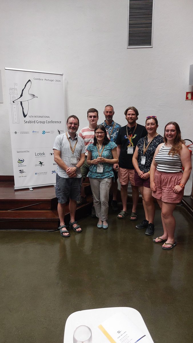 Francis Daunt (@francisdaunt) on Twitter photo Huge thanks from all at <a href="/UKCEHseabirds/">UKCEHseabirds</a> to Jaime and the whole team at <a href="/UnivdeCoimbra/">Universidade de Coimbra</a> for an excellent #CoimbraSeabirds conference.
Fantastic talks and social events in a brilliant location.
<a href="/TheSeabirdGroup/">The Seabird Group</a> Huge thanks from all at <a href="/UKCEHseabirds/">UKCEHseabirds</a> to Jaime and the whole team at <a href="/UnivdeCoimbra/">Universidade de Coimbra</a> for an excellent #CoimbraSeabirds conference.
Fantastic talks and social events in a brilliant location.
<a href="/TheSeabirdGroup/">The Seabird Group</a>