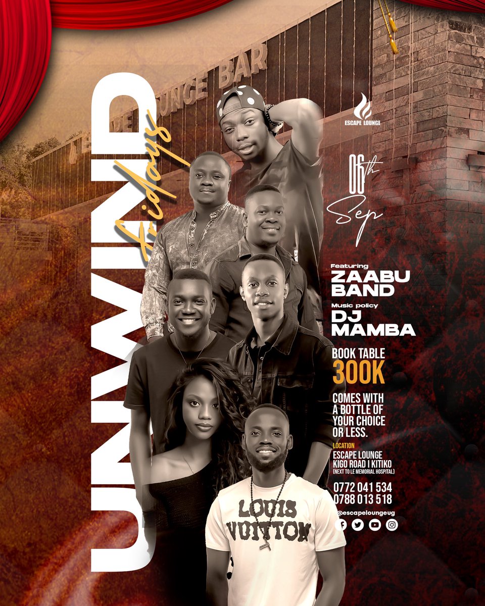 escapeloungeug's tweet image. Last Friday was amazing! Thank you all for coming. Make sure to book your table early for this upcoming Friday, 6th September, so you don’t miss out!

We look forward to seeing you again! #weekendvibes #bookyourtable #fridaynight #goodtimes #partywithus #liveentertainment