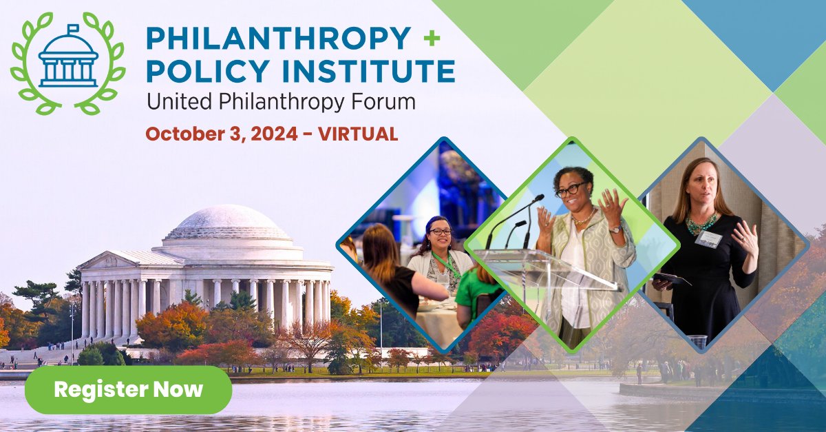 📊 Ready to level up your advocacy game? Join us for the Philanthropy + Policy Institute! #PPI2024 attendees will access new tools and strategies to prepare for the most consequential moments for sector public policy work in decades.

Register at bit.ly/Policy-Institu…!