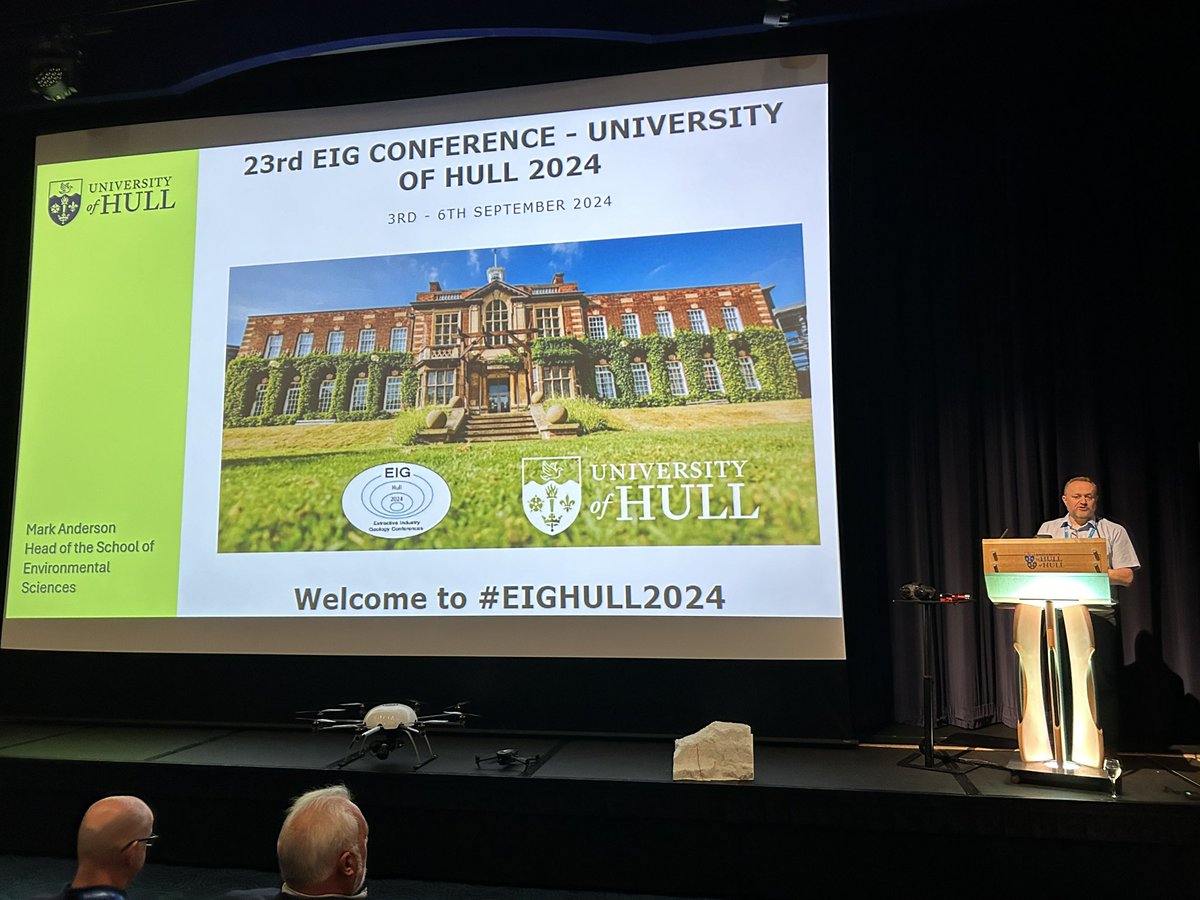 EIGConference's tweet photo. The #EIGHull2024 conference has been amazing! Field trips, presentations on a wide range of mineral industry work, trade exhibition and social events, and it’s not over yet with the Spurn Safari tomorrow! Many thanks to our super student team too. Roll on #EIGLiverpool2026! https://t.co/vzUaI3SkKZ