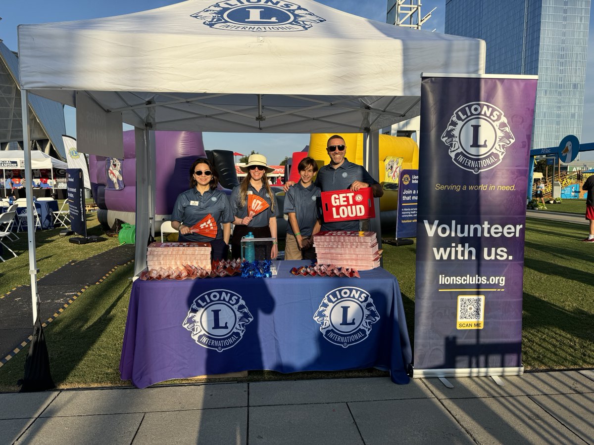 Lions International (@lionsclubs) on Twitter photo Lions had a great time at the <a href="/AflacKickoff/">Aflac Kickoff Game</a> Tailgate Town last weekend, sharing joy with 🏈 fans and sharing Notes of Hope to patients and families at the Aflac Cancer and Blood Disorders Center <a href="/ATLPedsHemOnc/">Aflac Cancer and Blood Disorders Center</a> 💌🎗️ Thank you for serving the community with us! #WeServe 🦁 Lions had a great time at the <a href="/AflacKickoff/">Aflac Kickoff Game</a> Tailgate Town last weekend, sharing joy with 🏈 fans and sharing Notes of Hope to patients and families at the Aflac Cancer and Blood Disorders Center <a href="/ATLPedsHemOnc/">Aflac Cancer and Blood Disorders Center</a> 💌🎗️ Thank you for serving the community with us! #WeServe 🦁