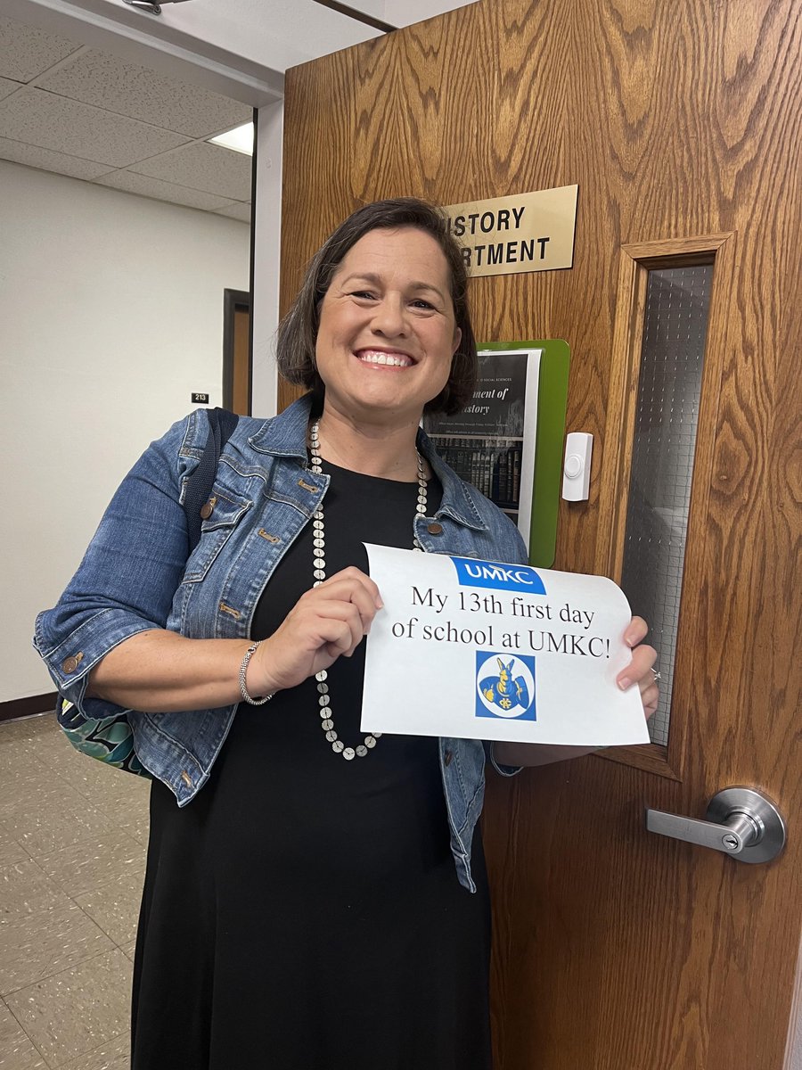 We've been in the swing of things for a couple of weeks now, but some of our faculty celebrated their first days of school! Welcome back, Roo Historians!
