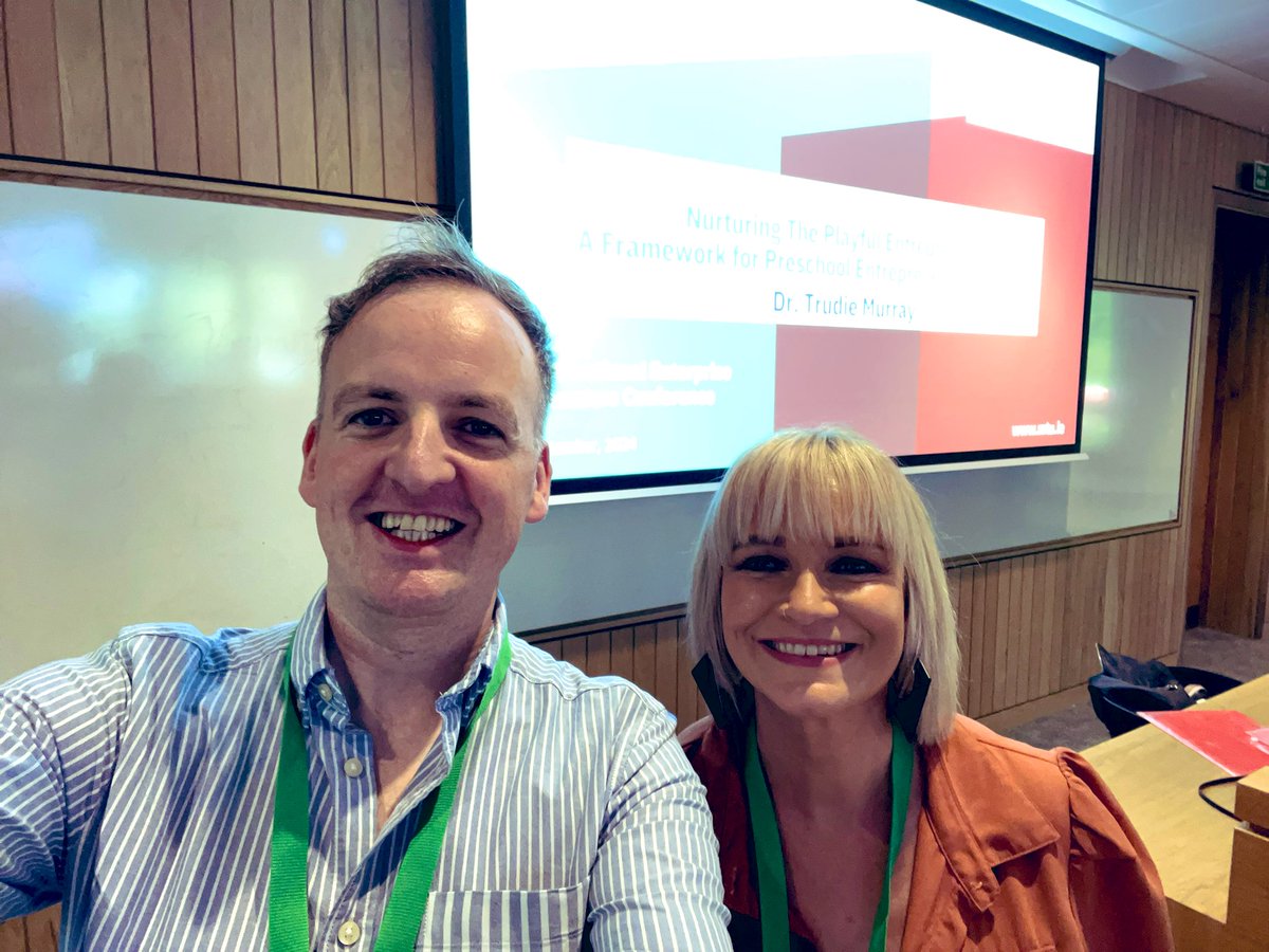 professor gary kerr (@drgarykerr) on Twitter photo Really enjoyed delivering a workshop with <a href="/TrudieMur/">Dr Trudie Murray</a> at #ieec2024 @eeuk conference <a href="/QUBelfast/">Queen's University Belfast 🎓</a> 🧡
Our session explored how academics can engage in their own enterprise activities & deliver authentic enterprise education 💚 Really enjoyed delivering a workshop with <a href="/TrudieMur/">Dr Trudie Murray</a> at #ieec2024 @eeuk conference <a href="/QUBelfast/">Queen's University Belfast 🎓</a> 🧡
Our session explored how academics can engage in their own enterprise activities & deliver authentic enterprise education 💚