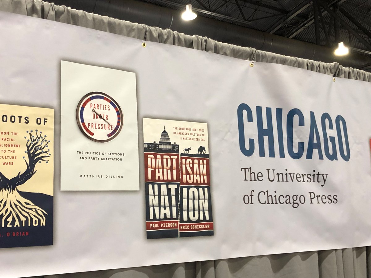 MatthiasDilling's tweet image. Ok, it is kinda cool (and still surreal) to see it out in the wild😃My book "Parties under Pressure. The Politics of Factions and Party Adaptation" is #APSA2024. Thanks so much to @UChicagoPress for including it for their stand in the exhibition hall! Link tinyurl.com/bd67jdnv