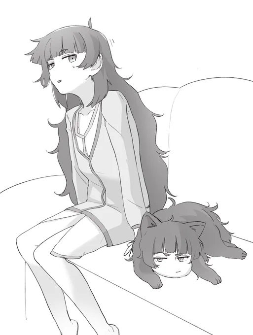 真帆と不本犬🐶
 #ポメラニマホ 