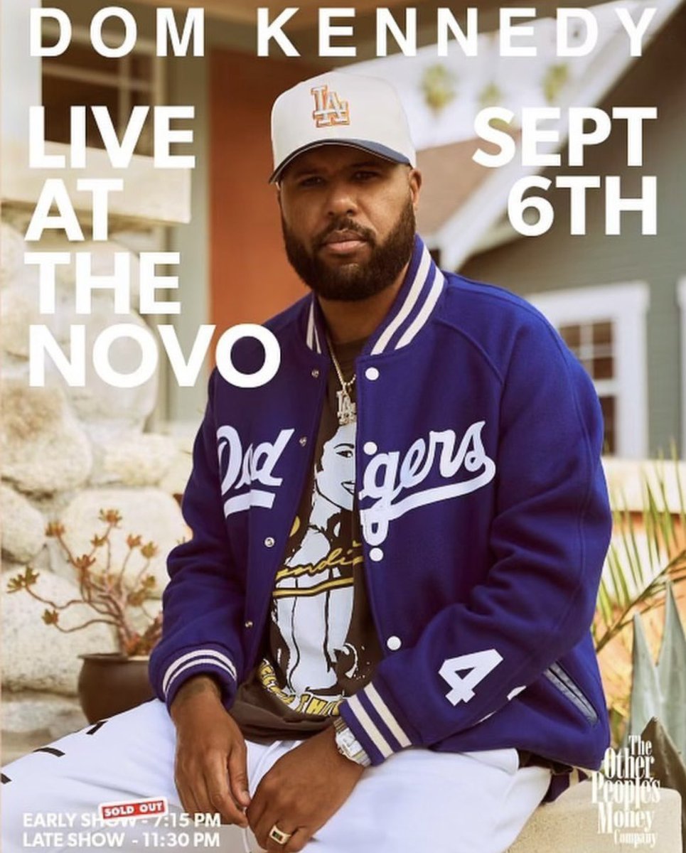 2 shows one night we live at The Novo with <a href="/dopeitsdom/">DOM</a> tomorrow! First show sold out so get tickets to the late show 🇬🇲🎱