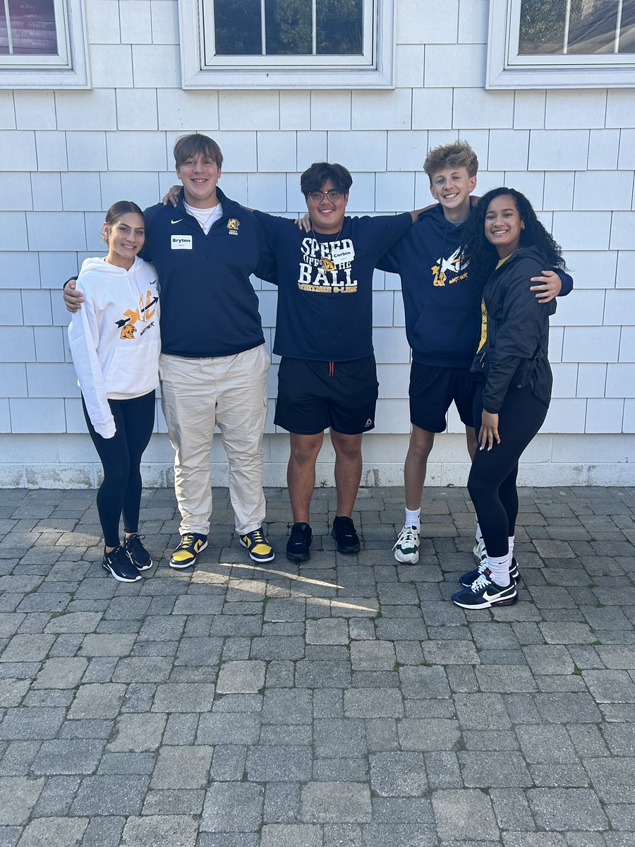 Our Panthers representing Whitmer High School at the Northern Lakes League Sportsmanship Conference! 🥰