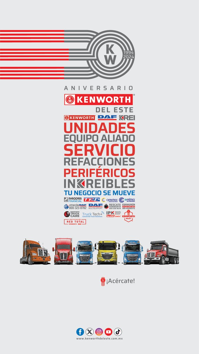 KenworthdelEste's tweet photo. Kenworth del Este. Unidades nuevas y seminuevas. Equipo aliado. Refacciones. Servicio. Y mucho más. Contacto: 271 138 2496 y 271 717 1414. Imágenes sólo ilustrativas. #kenworth #krei #redkw #KenworthDelEste #camiones #refacciones #refaccioneskenworth #unidades #dafmexico https://t.co/eDDVUgpwDJ