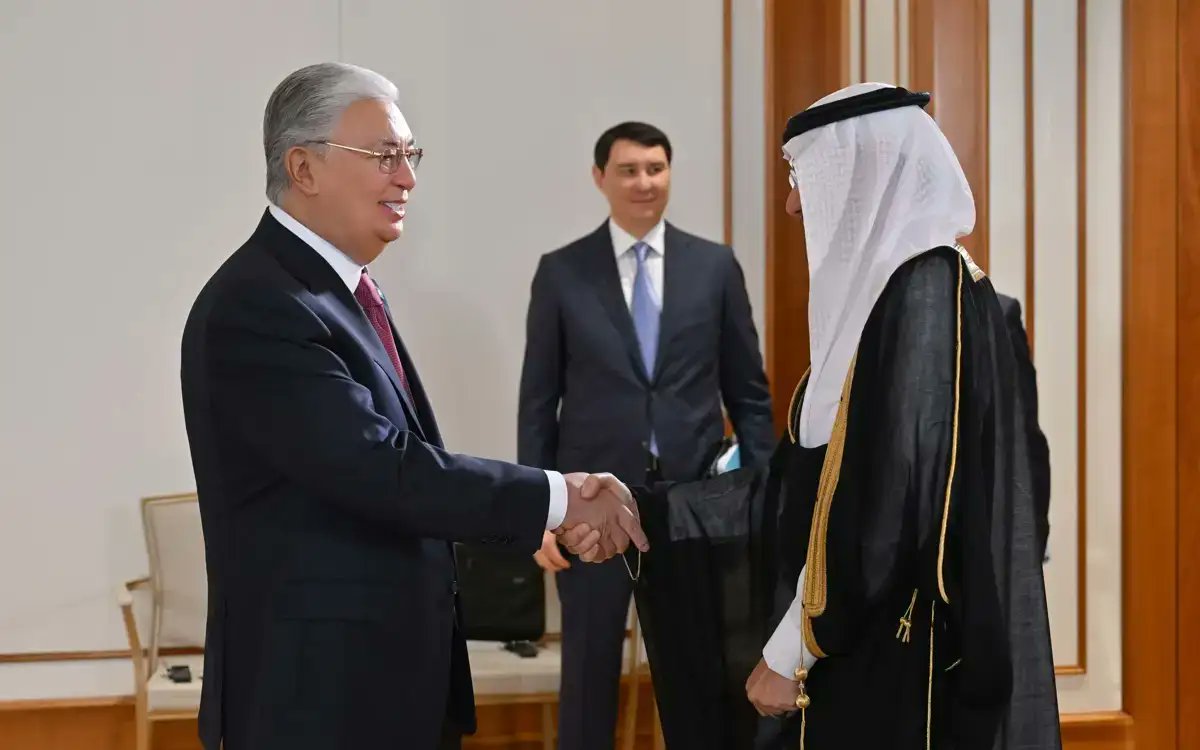 kazinform_eng's tweet image. Tokayev meets with #IsDB President Muhammad Sulaiman Al Jasser 
@isdb_group #IslamicDevelopmentBank #Kazakhstan
en.inform.kz/news/tokayev-m…