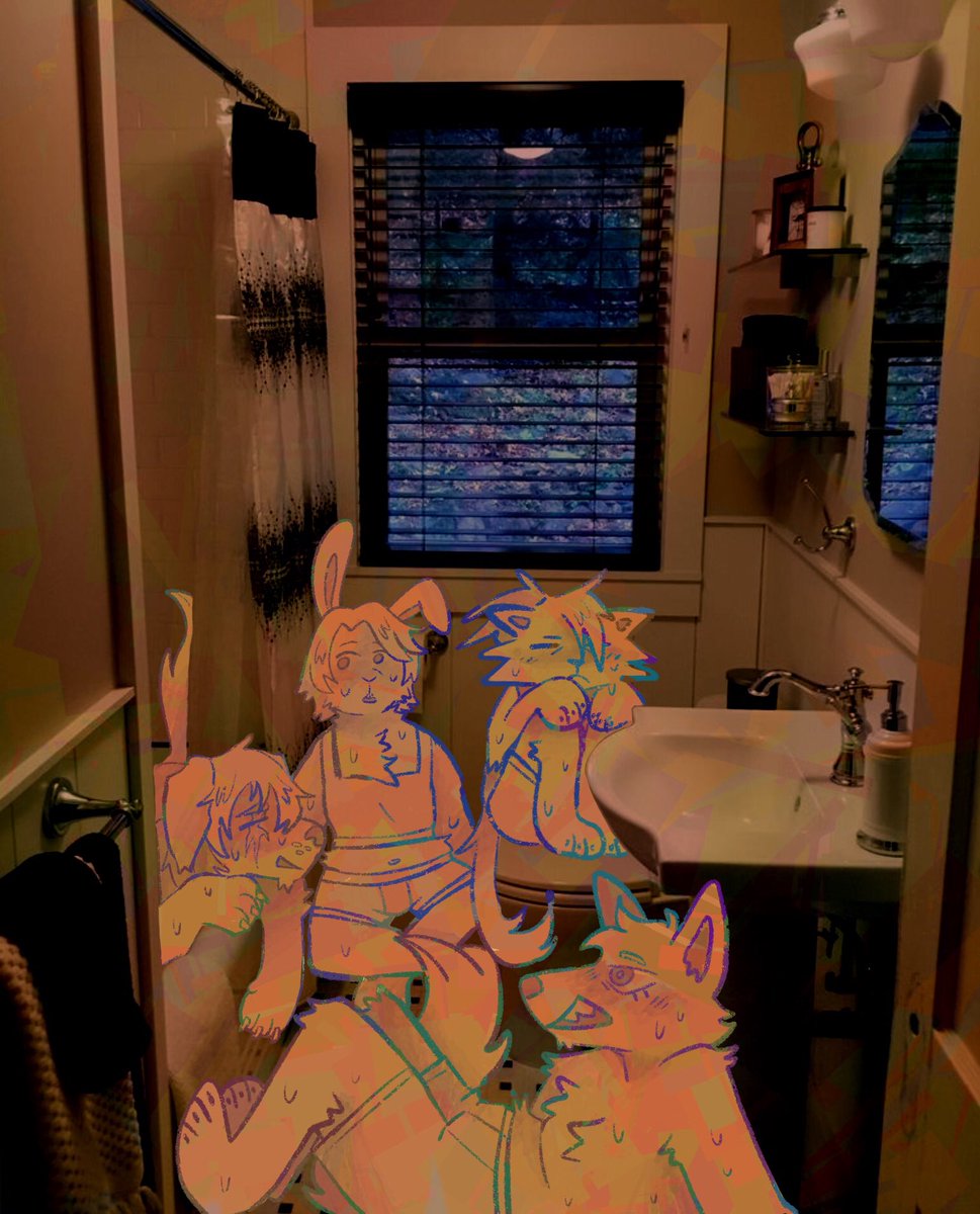 caninedisorder's tweet image. super late to posting this because life got crazy, but my pieces for the @faerghusfour community zine!! i had so much fun with this and everyone was so wonderful 💙✨