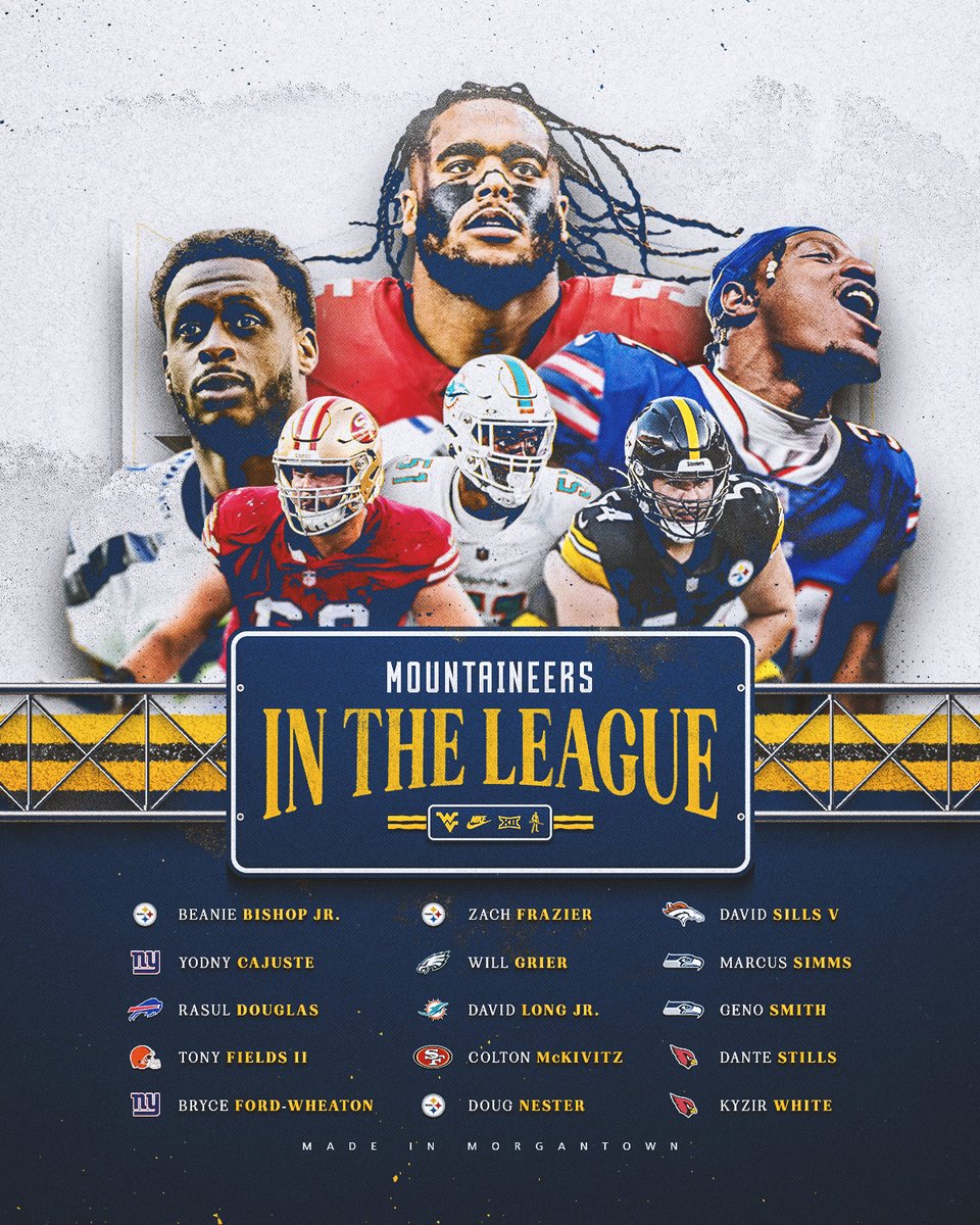 Good luck to all our guys in the league this year 🫡

#ProMountaineers
