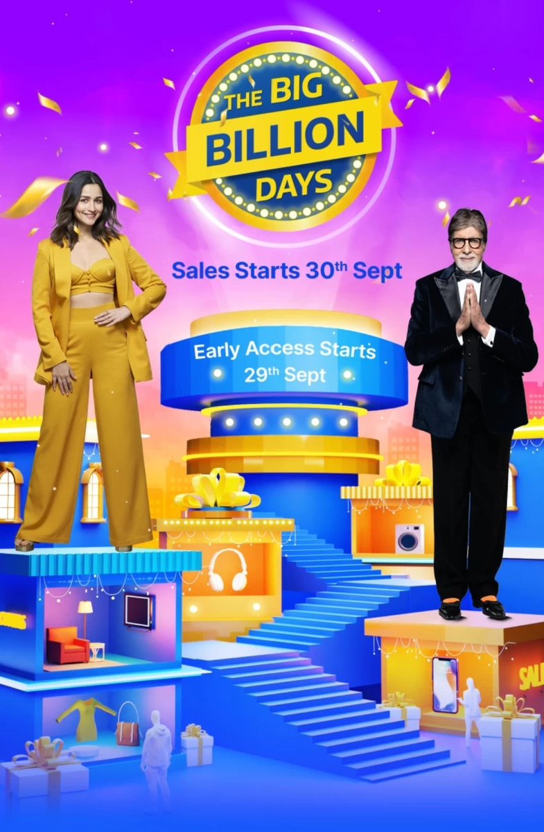 Flipkart Big Billion days Sale 2024.