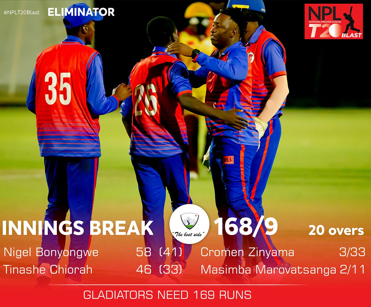 zcdomestic's tweet image. 𝗘𝗹𝗶𝗺𝗶𝗻𝗮𝘁𝗼𝗿: Gladiators restrict Westside to 169/9 in 20 overs after a promising start.

Live streaming ▶️ t.ly/rqTzq

📝: t.ly/Ih0cr

#NPLT20Blast #SayEHE #ItsYourGame