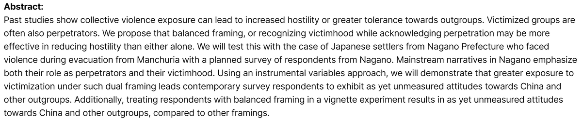 HarvardUSJapan's tweet photo. Thurs, 9/26, 8-9 pm ET: JPOSS will be discussing a paper by Harunobu Saijo titled “Legacies of Settler Mortality and Historical Memory in Settlers’ Home Regions” with @vcharnysh, @armenon_memorie, &amp; @YusakuHoriuchi. Registration: https://t.co/tcbNt85lVD https://t.co/MwYlkSqFX3