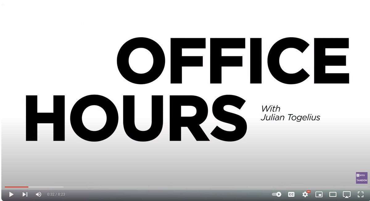 Julian Togelius (@togelius) on Twitter photo NYU Tandon <a href="/nyutandon/">NYU Tandon</a> made this nice video, which is eight packed minutes of me explaining what I do and why. Watch if you want a high-level overview of my research program. Also, do I really speak that fast? NYU Tandon <a href="/nyutandon/">NYU Tandon</a> made this nice video, which is eight packed minutes of me explaining what I do and why. Watch if you want a high-level overview of my research program. Also, do I really speak that fast?