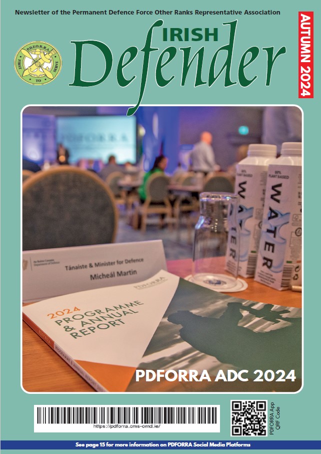 pdforra (@pdforra) on Twitter photo The Autumn Edition of the <a href="/pdforra/">pdforra</a> Defender Magazine has started to arrive in members homes. A digital copy is also available for download on the Associations App or FB Group.
#KeepingMembersInformed #FirstToServe
<a href="/defenceforces/">Óglaigh na hÉireann</a> <a href="/IRLDeptDefence/">Department of Defence</a> <a href="/PMASMedical/">PMAS - PDFORRA Medical Assistance Scheme</a> The Autumn Edition of the <a href="/pdforra/">pdforra</a> Defender Magazine has started to arrive in members homes. A digital copy is also available for download on the Associations App or FB Group.
#KeepingMembersInformed #FirstToServe
<a href="/defenceforces/">Óglaigh na hÉireann</a> <a href="/IRLDeptDefence/">Department of Defence</a> <a href="/PMASMedical/">PMAS - PDFORRA Medical Assistance Scheme</a>