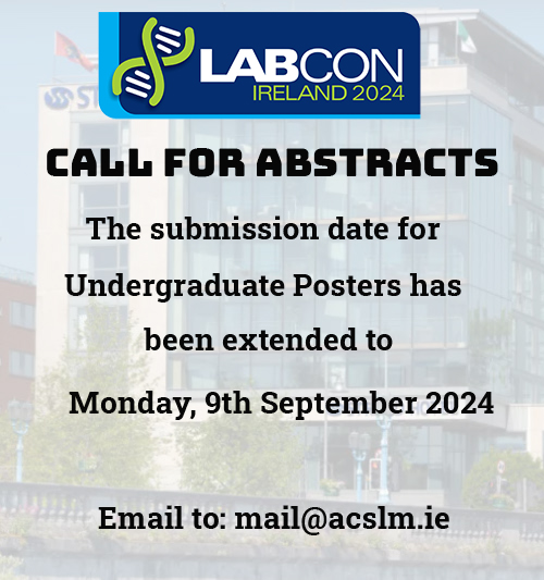 ACSLM CPD Officer: Leo Mulvany (@acslm_cpd) on Twitter photo Undergraduate Poster submission date extended until Monday, 9th September. Don't miss your opportunity to present at the Academy's prestigious scientific event. Submit to: mail@acslm.ie
#medicalscientists <a href="/MedLabAssoc/">MLSA</a> <a href="/ATU_GalwayCity/">ATU Galway City</a> <a href="/BioSci_MTU/">Biological Sciences - MTU</a> <a href="/TUDub_Biology/">School of Biological, Health & Sports Sciences</a> <a href="/UCCBiomedSoc/">UCC BiomedSoc</a> Undergraduate Poster submission date extended until Monday, 9th September. Don't miss your opportunity to present at the Academy's prestigious scientific event. Submit to: mail@acslm.ie
#medicalscientists <a href="/MedLabAssoc/">MLSA</a> <a href="/ATU_GalwayCity/">ATU Galway City</a> <a href="/BioSci_MTU/">Biological Sciences - MTU</a> <a href="/TUDub_Biology/">School of Biological, Health & Sports Sciences</a> <a href="/UCCBiomedSoc/">UCC BiomedSoc</a>