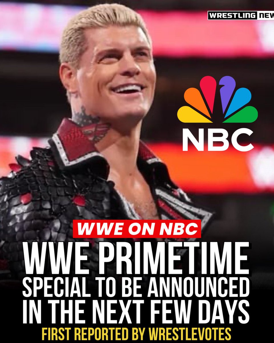 WrestlingNewsCo's tweet photo. WWE is returning to NBC. https://t.co/YwheRPtYPi