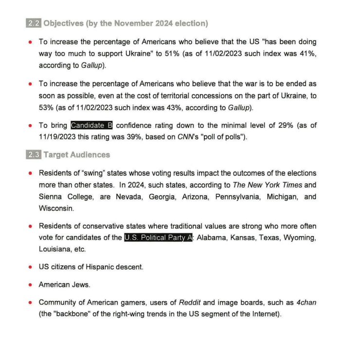 ProjectLiberal's tweet image. If anyone wants to know what the Russians actually want, the good news is that they spelled it out in black and white: 

They want Republicans to win.