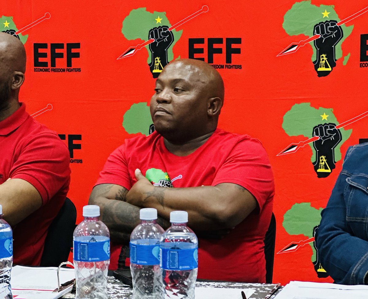 EFF_FreeState's tweet photo. ♦️IN PICTURES♦️

EFF Provincial Chairperson Commissar @Liphoko_Coach, the Provincial Deputy Chairperson Fighter @mzeetm and the Provincial Treasurer Fighter @Seipati_Nanyane at the extended Provincial Command Team meeting currently underway at Braamfischer Building in Bloemfontein.

#EFFPCTMeeting