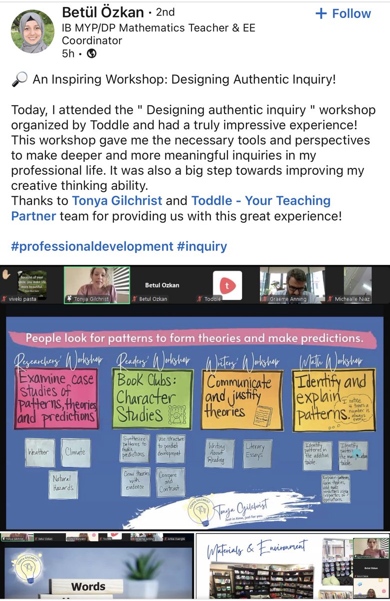 Mrs_Gilchrist's tweet image. What does an inquiry spirit mean to YOU?
I loved exploring this big question (& more) w/ hundreds of folks from all around the world today as we launched #TIES2024! 💖🎉💖
I'm sending loads of gratitude to @toddle_edu for making TIES open to all!
#just4you #PYPchat