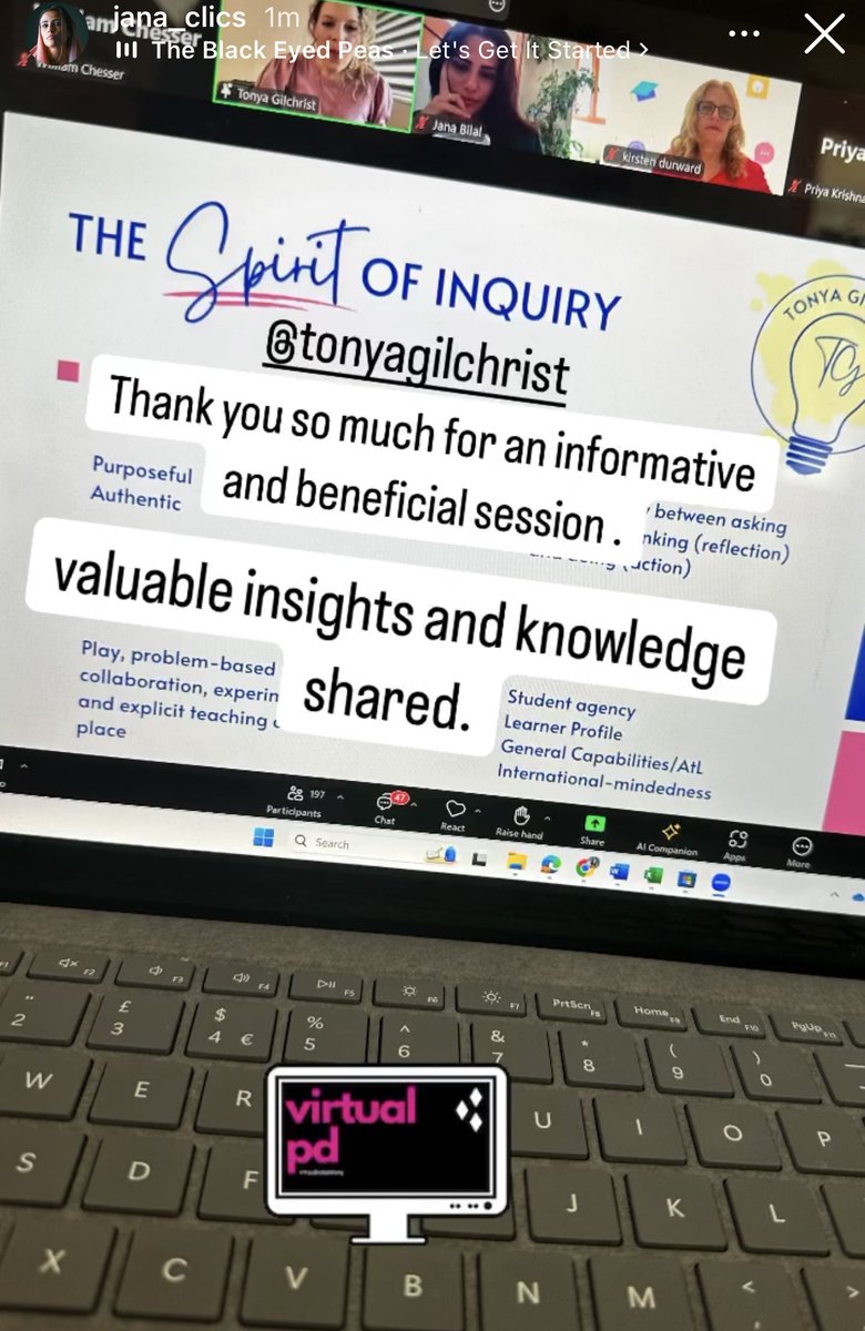 Mrs_Gilchrist's tweet image. What does an inquiry spirit mean to YOU?
I loved exploring this big question (& more) w/ hundreds of folks from all around the world today as we launched #TIES2024! 💖🎉💖
I'm sending loads of gratitude to @toddle_edu for making TIES open to all!
#just4you #PYPchat
