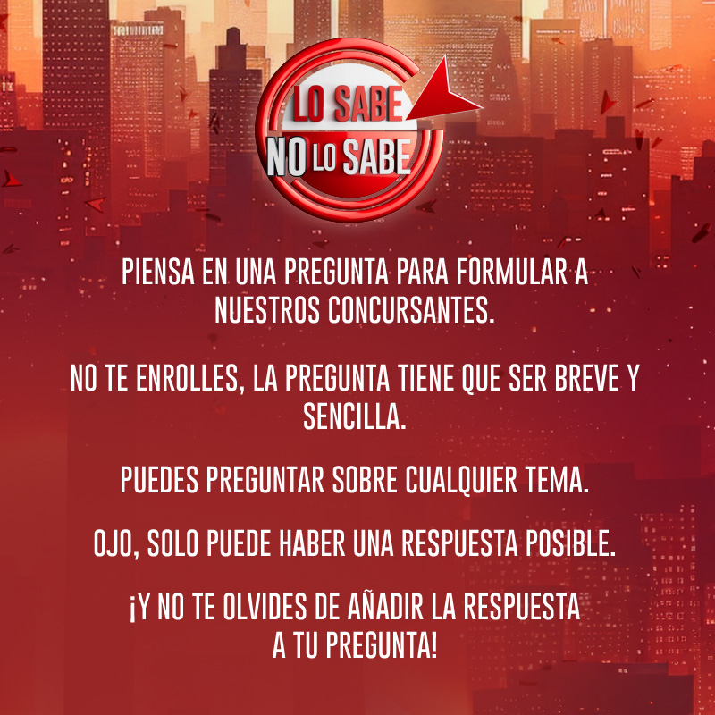 losabenolosabec's tweet image. ¿Quieres que tu pregunta sea la estrella del programa? 🤔💡

Sigue estas instrucciones y envíanos tu mejor #PreguntaMolona. ¡Podría ser la próxima en poner a prueba a nuestros concursantes! 📲✨