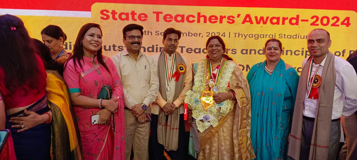 Receiving State Teacher Award 2024
A proud moment