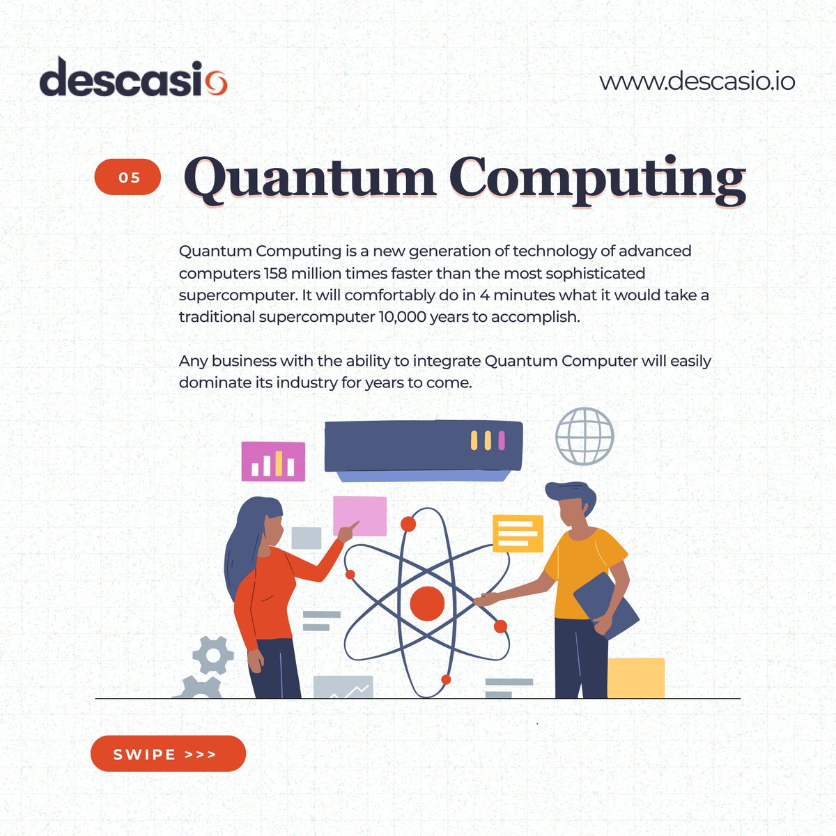 Descasiofficial's tweet image. You can add your own Technologies of the future you think businesses should adopt below in the comment section.

2/2

#Tools #Descasio #ArtificialIntelligence #AugmentedReality #VirtualReality
