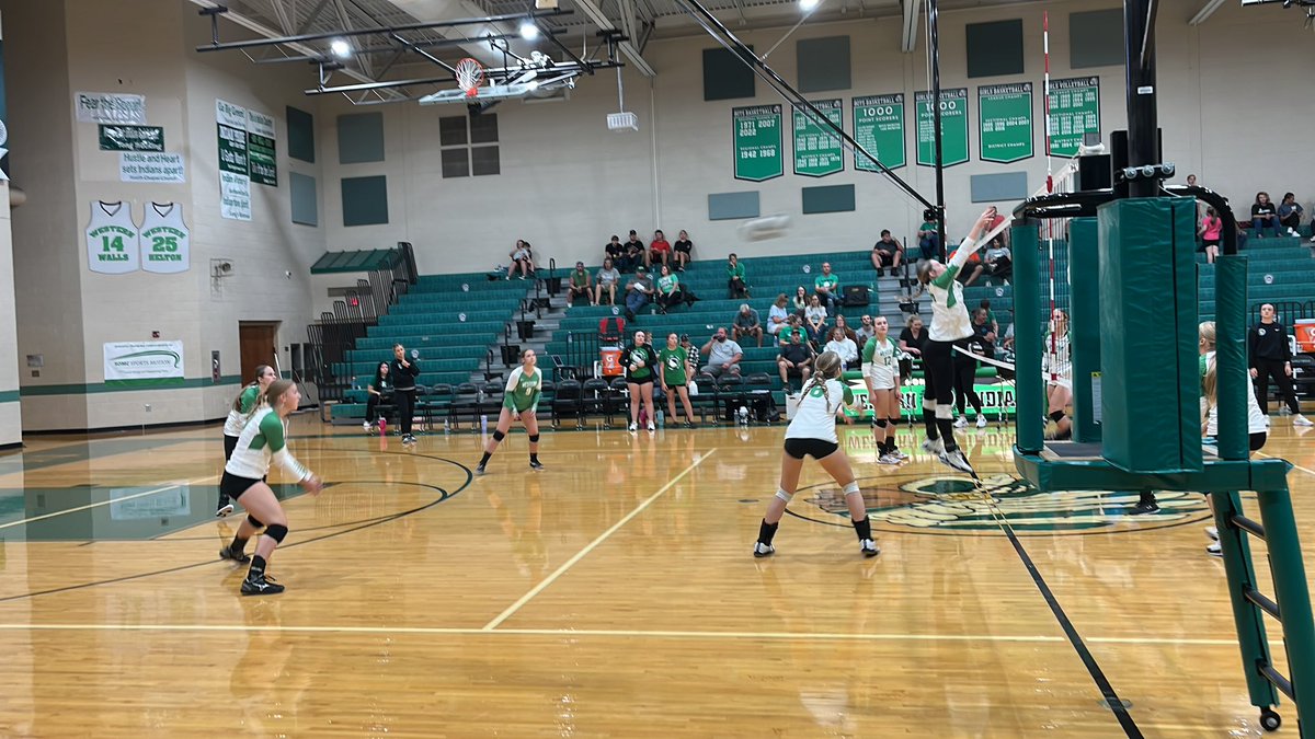 It’s about time for Western to take on Symmes Valley in varsity volleyball action here in Latham.