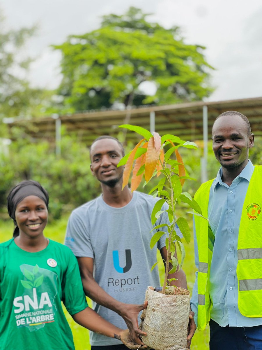 𝐒𝐞𝐦𝐚𝐢𝐧𝐞 𝐍𝐚𝐭𝐢𝐨𝐧𝐚𝐥𝐞 𝐝𝐞 𝐥'𝐀𝐫𝐛𝐫𝐞🌳

J'ai participé ce matin à la plantation des arbres que  𝐘𝐨𝐮𝐭𝐡 𝐕𝐨𝐥𝐮𝐧𝐭𝐞𝐞𝐫𝐬 𝐂𝐡𝐚𝐝 𝐀𝐜𝐭4𝐒𝐃𝐆 en collaboration avec U-Report Ndjari  à l'𝐔𝐧𝐢𝐯𝐞𝐫𝐬𝐢𝐭é 𝐫𝐨𝐢 𝐅𝐚ïç𝐚𝐥 de Ndjaména 🌳🌱
