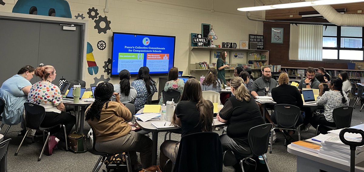 We had an awesome morning welcoming Pasco’s newest teachers and collaborating during our first Compassionate Classroom session of the year! 💙🧡💚