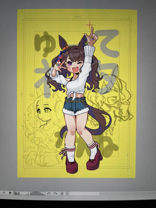 脚が良く描けたwip