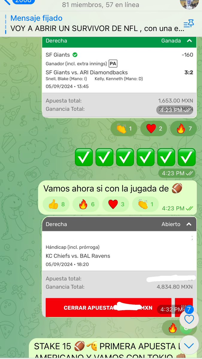 ÚLTIMA DINÁMICA DE HOY : QUIÉN ATINE EL MARCADOR ENTRE KC Y BALTIMORE 🏈 y lo comenté en este tweet se llevará GRATIS el grupo premium 

Para participar tienes que darle ❤️ y RT y comentar tu predicción 🏈🏈🏈🏈🔥