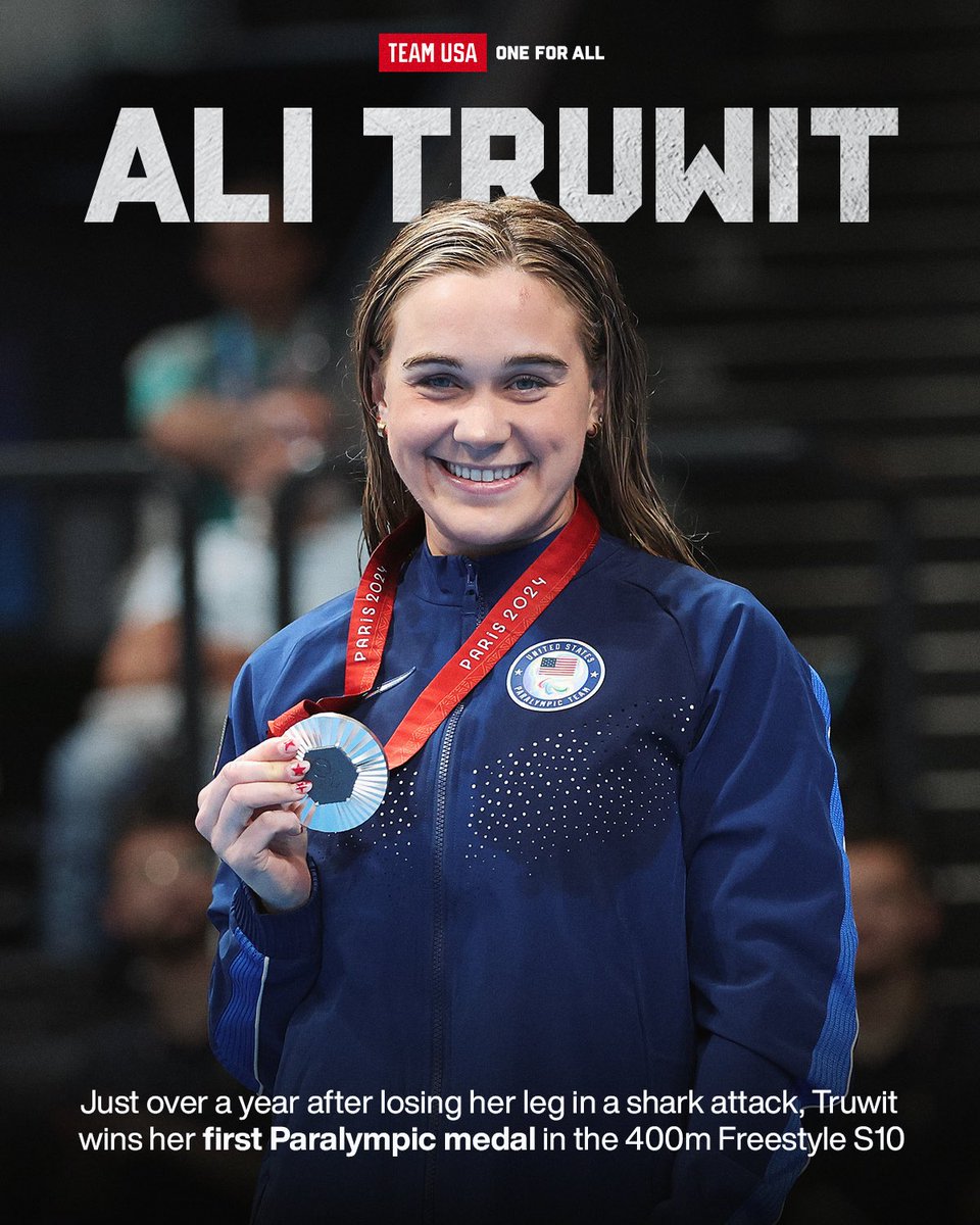 Ali Truwit is simply incredible 🌟

#ParisParalympics