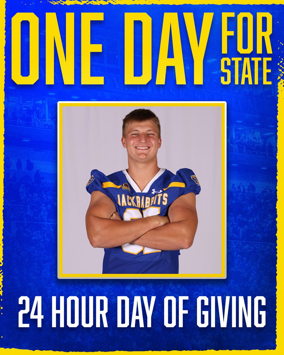 Davin Stoffel (@davinstoffel) on Twitter photo One day for state! Any and all donations are appreciated. Help support the Jacks π°
givecampus.com/xan598 One day for state! Any and all donations are appreciated. Help support the Jacks π°
givecampus.com/xan598
