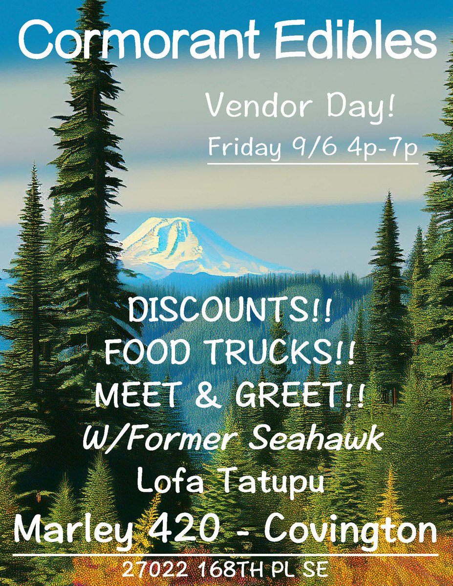 Come Visit Marley 420 -Covington, Friday 9/6 from 4pm-7pm!

We will be handing out samples of our Sorbet and you will also be able for take advantage of some Sweet Deals!

This will be a huge event with multiple vendors, food trucks, great sales, and a chance for a Meet &amp; Greet